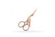 Embroidery scissors, sand-blasted rose-gold Stork - OMNIA Line Collection