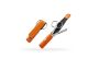 Manicure set Young line 2 pcs Aqua collection - orange case - MANICURE set